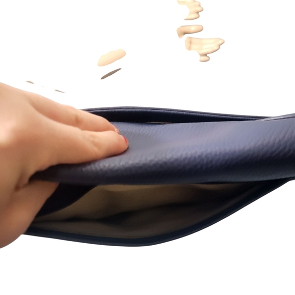 Isaac Mizrahi Janna Clutch-Mixed Texture Leather - Picture 8 of 10